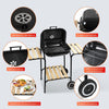 Outdoor Smoker Grill with Side Tables - Mega Cart