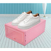 6 Piece Stackable Shoe Storage Boxes - Clear, Space-Saving Organiser (CLEARANCE)
