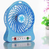 Portable Rechargeable Fan - 3-Speed, USB Powered, Travel-Friendly - Mega Cart