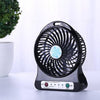Portable Rechargeable Fan - 3-Speed, USB Powered, Travel-Friendly - Mega Cart