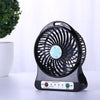 Portable Rechargeable Fan - 3-Speed, USB Powered, Travel-Friendly - Mega Cart