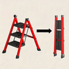 Portable 3 Step Folding Ladder - Mega Cart