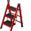 Portable 3 Step Folding Ladder - Mega Cart