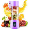 Portable USB Rechargeable Juicer Blender - 380ml Travel Size - Mega Cart