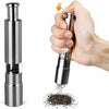 Premium Stainless Steel Salt & Pepper Grinder - Adjustable Coarseness - Mega Cart
