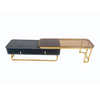 PrimeNest Amira TV Stand - Stylish Glass & Storage Drawers - Mega Cart