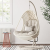 PrimeNest - Boho Chic Hanging Egg Chair with Stand - Mega Cart