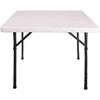 PrimeNest - Compact Square Plastic Folding Table for Indoor/Outdoor - Mega Cart