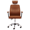 PrimeNest - Contemporary Design PU Leather Office Arm Chair - Mega Cart