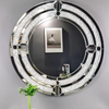 PrimeNest - Crushed Diamond Luxe Console & Mirror Set - Mega Cart