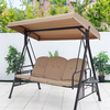 PrimeNest - Deluxe 3-Seater Outdoor Swing Hammock - Mega Cart