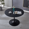 PrimeNest - Ebony Round Dining Table - Mega Cart