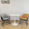 PrimeNest - Ebony Round Dining Table - Mega Cart