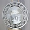PrimeNest Elegant Crystal Teardrop Round Mirror - Stylish Home Decor - Mega Cart