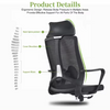 PrimeNest - Ergonomic Design Office Chair with Headrest - Mega Cart