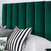 PrimeNest Harper Stylish Velvet Headboard - Contemporary Bedroom Elegance - Mega Cart
