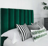 PrimeNest Harper Stylish Velvet Headboard - Contemporary Bedroom Elegance - Mega Cart