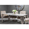 PrimeNest Jesse Round Marble Top Dining Table - Elegant Design - Mega Cart