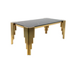PrimeNest Jesse Round Marble Top Dining Table - Elegant Design - Mega Cart