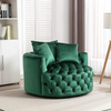 PrimeNest - Luxe Round Velvet Leisure Chair - Mega Cart