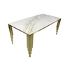 PrimeNest - Luxurious Marbelle Dining Table with Marble Top - Mega Cart
