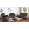 PrimeNest Luxurious Velvet Sofa Set - 3 Piece Brown Suite - Mega Cart