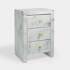 PrimeNest - Marble Pedestal With 3 Drawers - Mega Cart