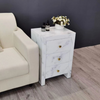 PrimeNest - Marble Pedestal With 3 Drawers - Mega Cart