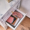 PrimeNest - Marble Pedestal With 3 Drawers - Mega Cart