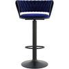 PrimeNest - Matte Velvet Bar Stool - Mega Cart