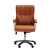 PrimeNest - Medium-Back Executive PU Leather Office Chair - Mega Cart
