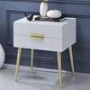 PrimeNest - Modern Bedside Table With 2 Drawers - Mega Cart