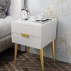 PrimeNest - Modern Bedside Table With 2 Drawers - Mega Cart