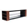 PrimeNest Modern Black Nexter LCD TV Rack - Fits Up to 60" TVs - Mega Cart