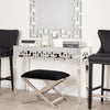 PrimeNest - Modern Geometric Mirror Console Table - Silver & Gold Options - Mega Cart
