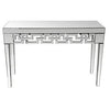 PrimeNest - Modern Geometric Mirror Console Table - Silver & Gold Options - Mega Cart