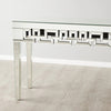 PrimeNest - Modern Geometric Mirror Console Table - Silver & Gold Options - Mega Cart