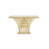 PrimeNest - Modern Gold Console Table - Mega Cart