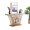 PrimeNest - Modern Gold Console Table - Mega Cart