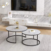 PrimeNest - Modern Nested Coffee Table Set of 2 - Space-Saving Design - Mega Cart