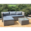 Primenest Nia Outdoor Patio Set with Grey Cushions - Mega Cart