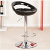 PrimeNest - Round Acrylic Bar Chairs with Chrome Base - Mega Cart