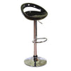 PrimeNest - Round Acrylic Bar Chairs with Chrome Base - Mega Cart