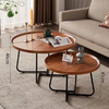 PrimeNest - Round Modern Nesting Coffee Table Set - Mega Cart