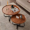 PrimeNest - Round Modern Nesting Coffee Table Set - Mega Cart