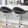 PrimeNest - Set of 5  Faux Leather Swivel Bar Stools - Mega Cart