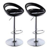 PrimeNest  - Set of 5 Round Acrylic Bar Chairs with Chrome Base - Mega Cart