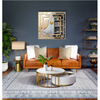 PrimeNest Sleek Gold-Framed Sharon Mirror - Modern Home Decor - Mega Cart