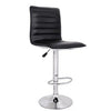 PrimeNest  - Stylish Faux Leather Swivel Stool with Chrome Footrest - Mega Cart