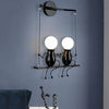 PrimeNest Whimsical Iron Companions Swing Light - Cozy Home Decor - Mega Cart